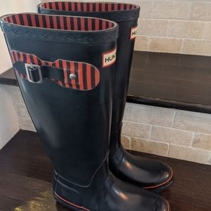 Hunter Rain Boots Festival Rare Edition Size 7